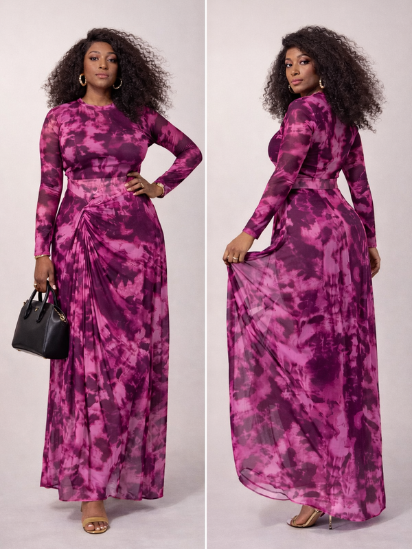 Cassie 2-Piece mesh & skirt set