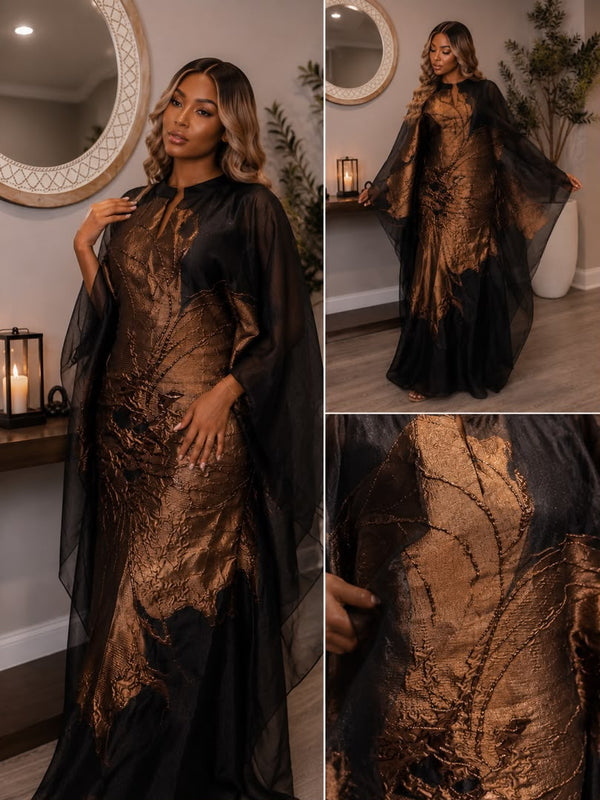 Olga Bonze Gold Kaftan