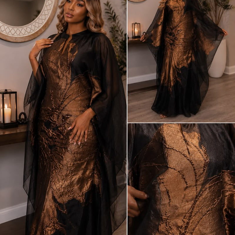 Olga Bonze Gold Kaftan