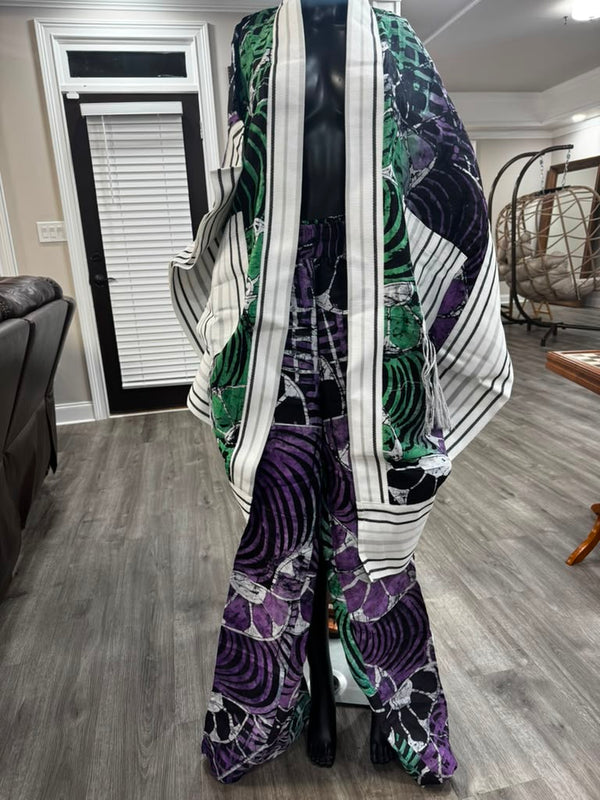Oriki Ashoke & Adire 2-piece pant set