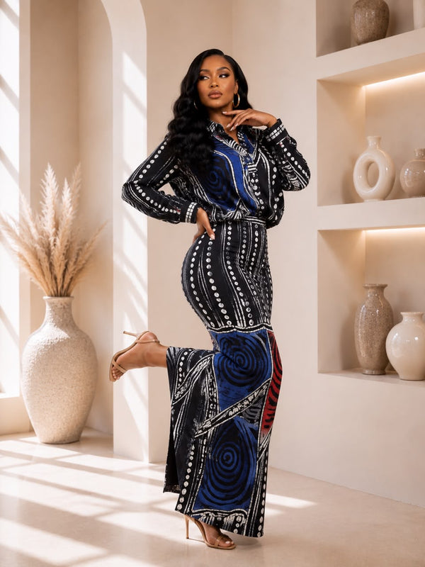 Banke Adire 2-Piece skirt set