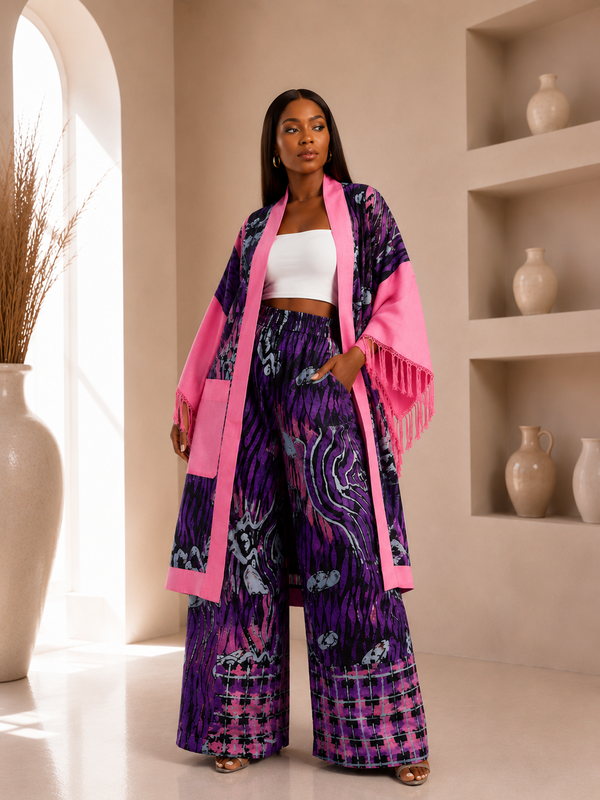 Oriki Ashoke & Adire 2-piece pant set