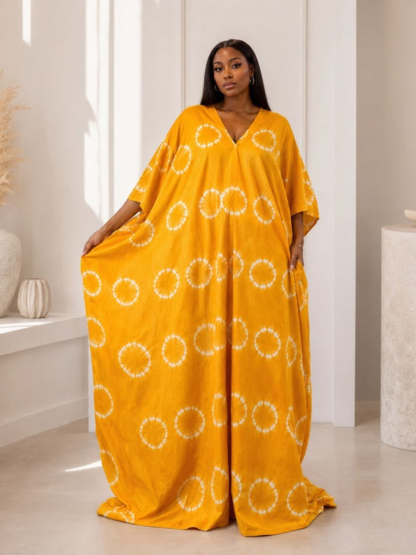 Kanene Adire Boubou Kaftan