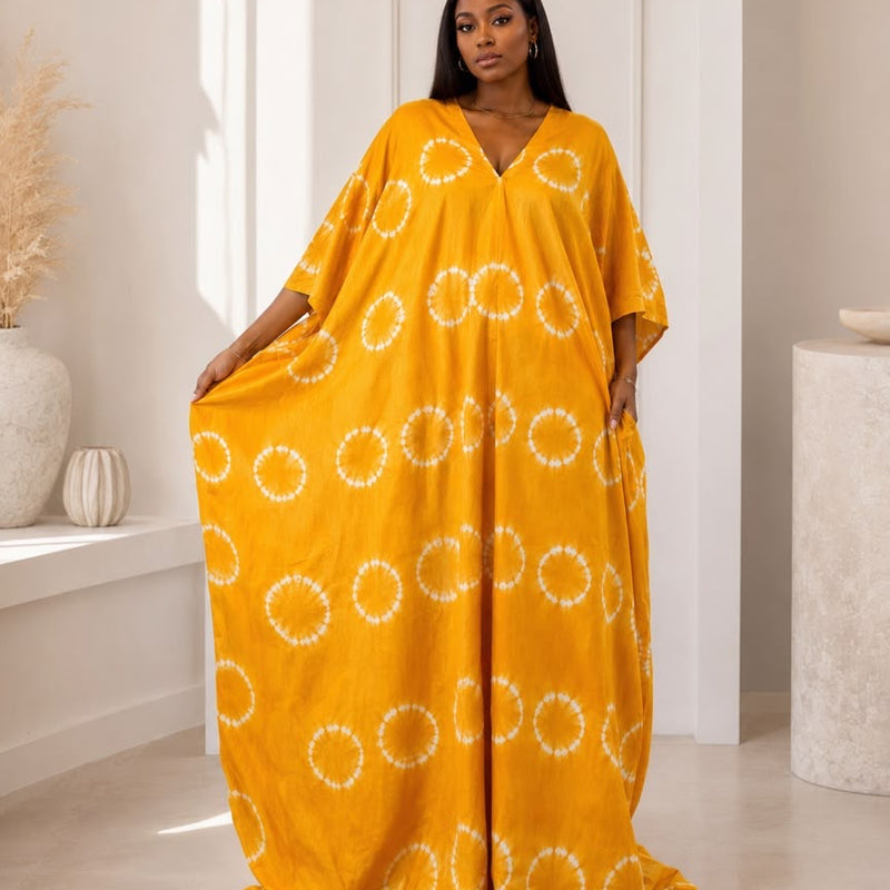 Kanene Adire Boubou Kaftan