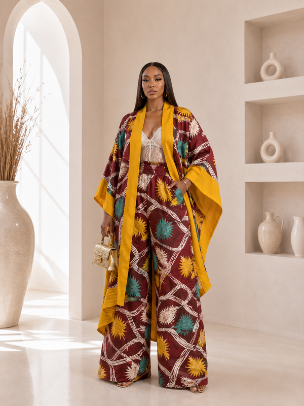 Oriki Ashoke & Adire 2-piece pant set