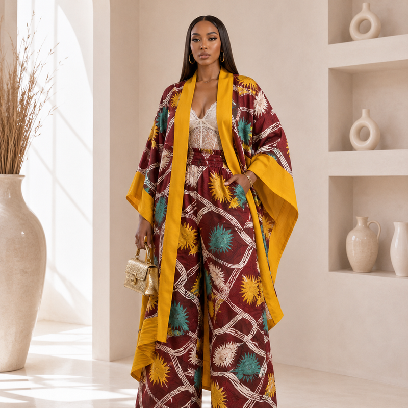 Oriki Ashoke & Adire 2-piece pant set