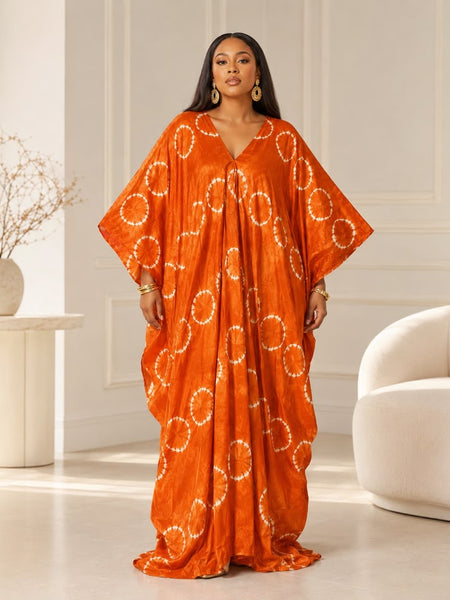 Kanene Adire Boubou Kaftan