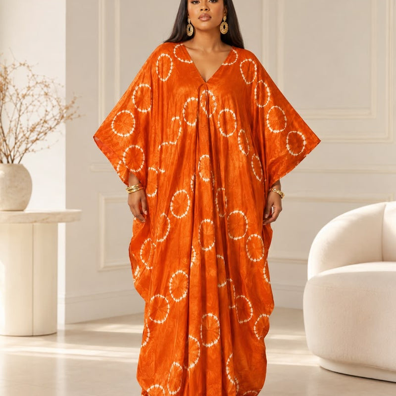 Kanene Adire Boubou Kaftan