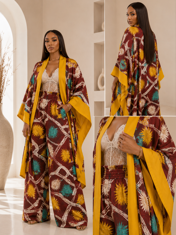 Oriki Ashoke & Adire 2-piece pant set