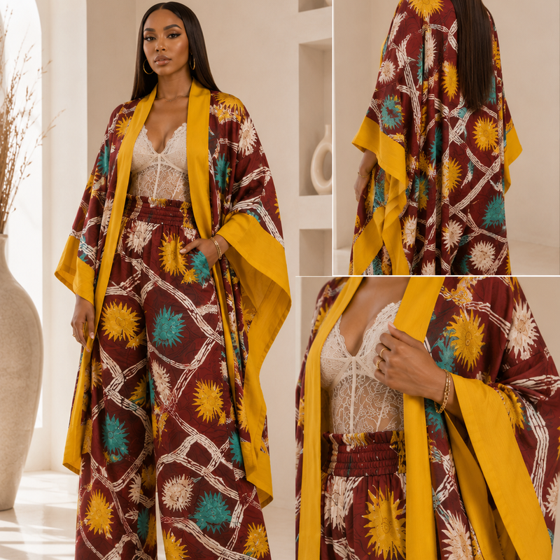 Oriki Ashoke & Adire 2-piece pant set
