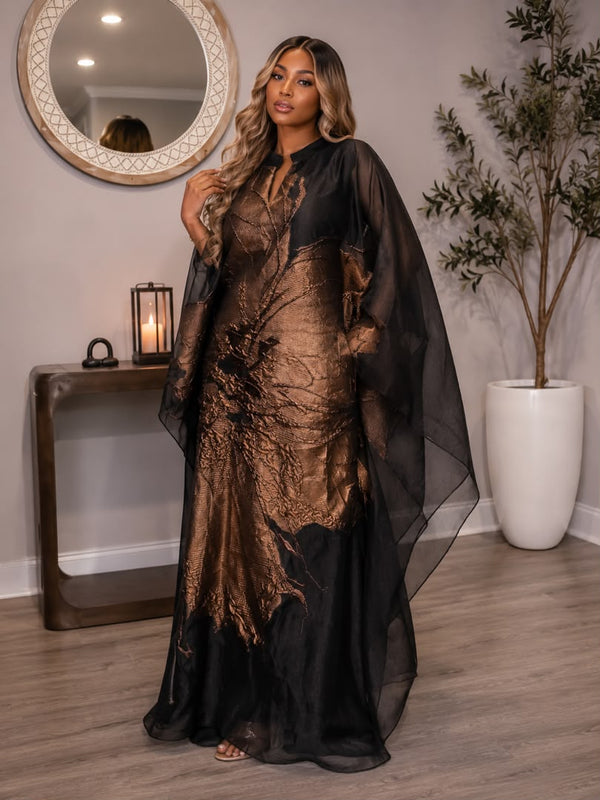 Olga Bonze Gold Kaftan