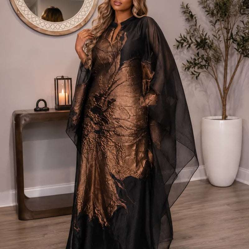 Olga Bonze Gold Kaftan