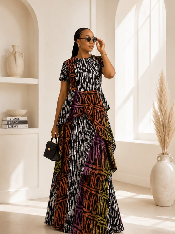 Fifi Adire 2-Piece Skirt Set