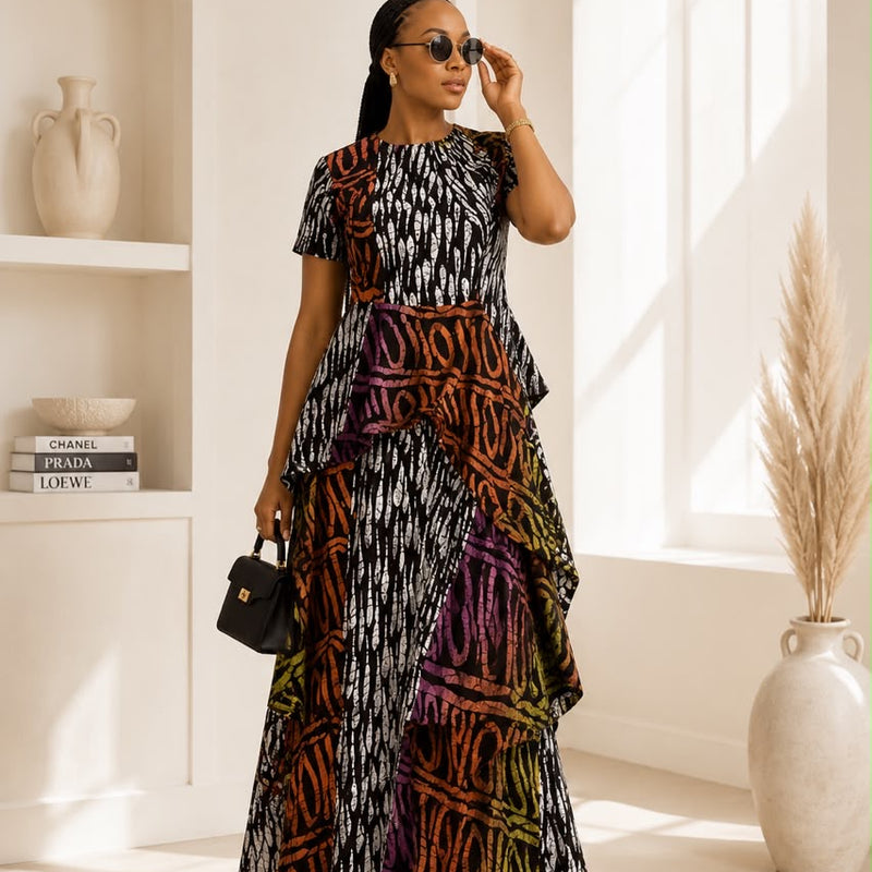 Fifi Adire 2-Piece Skirt Set