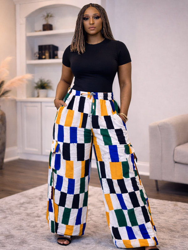 Mesoma Ankara Statement Pants