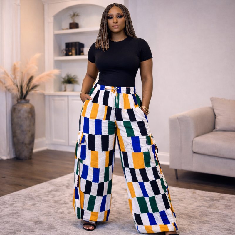 Mesoma Ankara Statement Pants