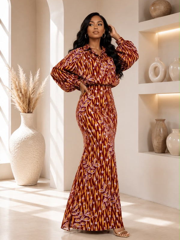 Banke Adire 2-Piece skirt set