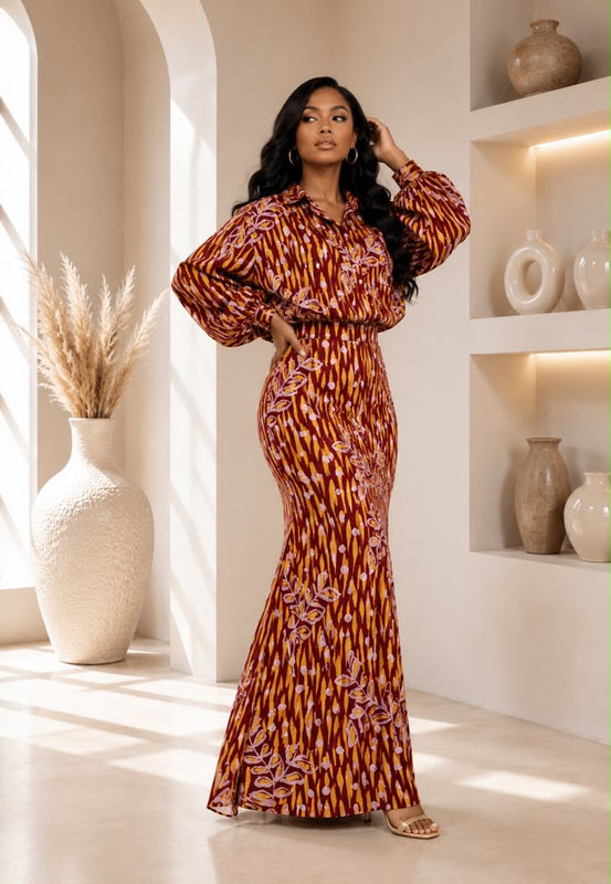 Banke Adire 2-Piece skirt set