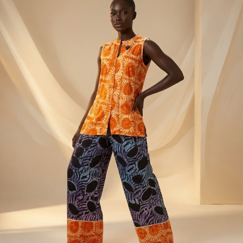 NENE ADIRE SLEEVELESS 2 PIECE PANT SET