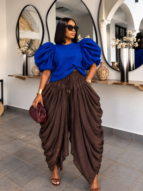 Assumpta Voluminous Sleeve Top