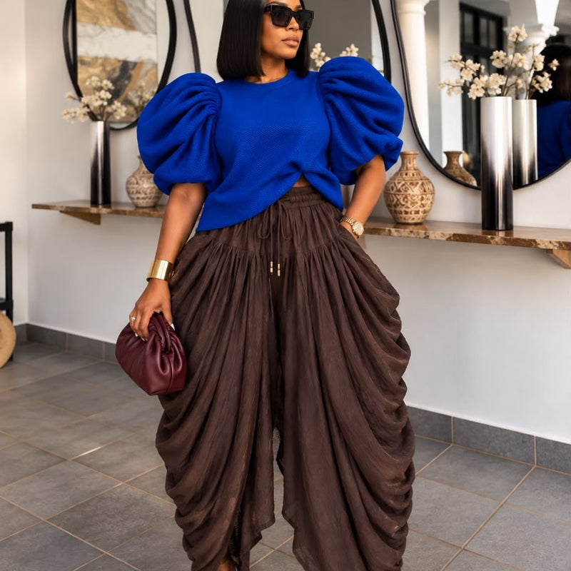 Assumpta Voluminous Sleeve Top