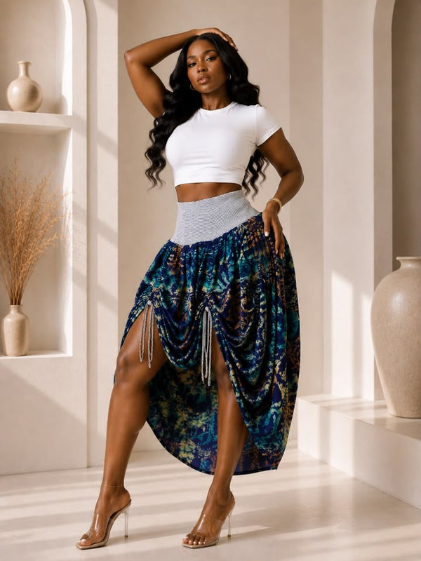 HELENA ADIRE DRAWSTRING SKIRT
