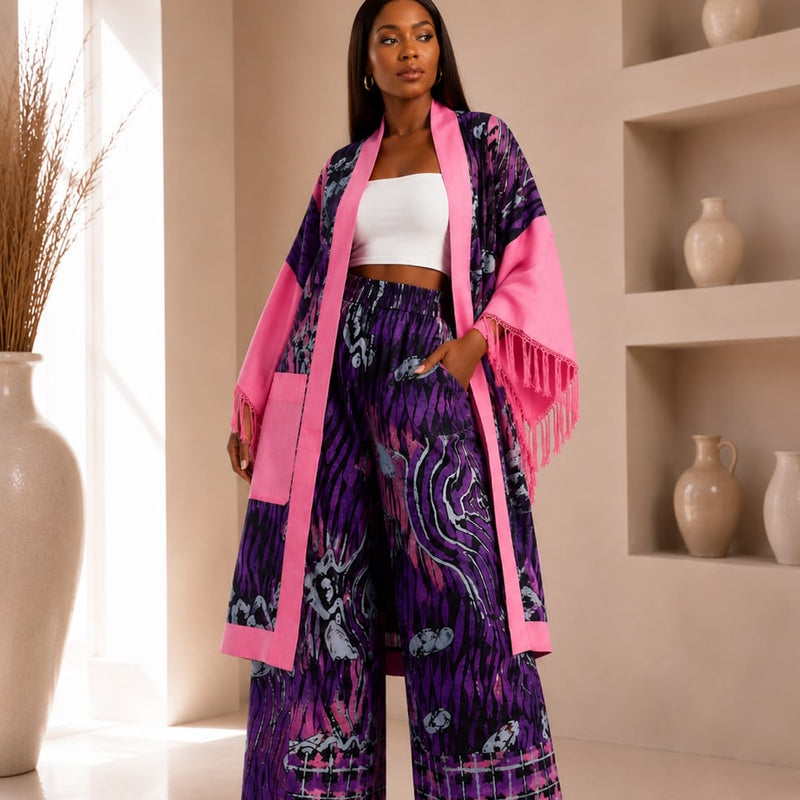 Oriki Ashoke & Adire 2-piece pant set