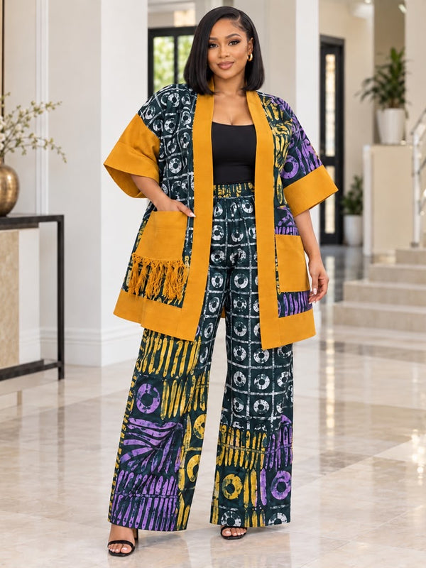 Oriki Ashoke & Adire 2-piece pant set