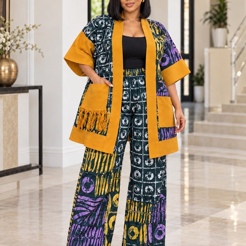 Oriki Ashoke & Adire 2-piece pant set