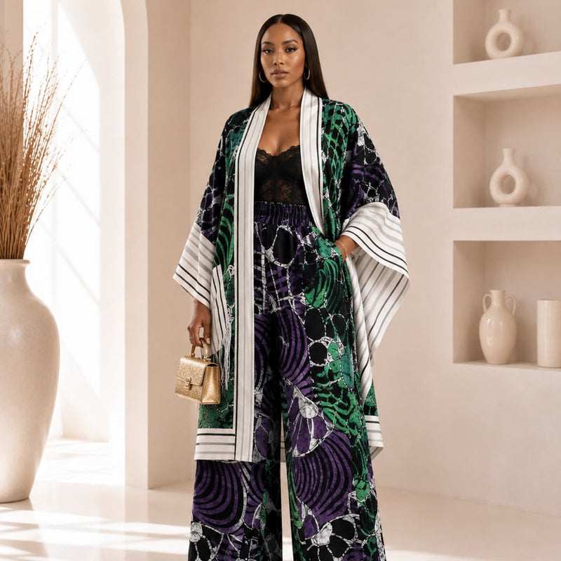 Oriki Ashoke & Adire 2-piece pant set