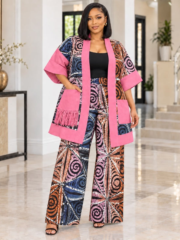 Oriki Ashoke & Adire 2-piece pant set