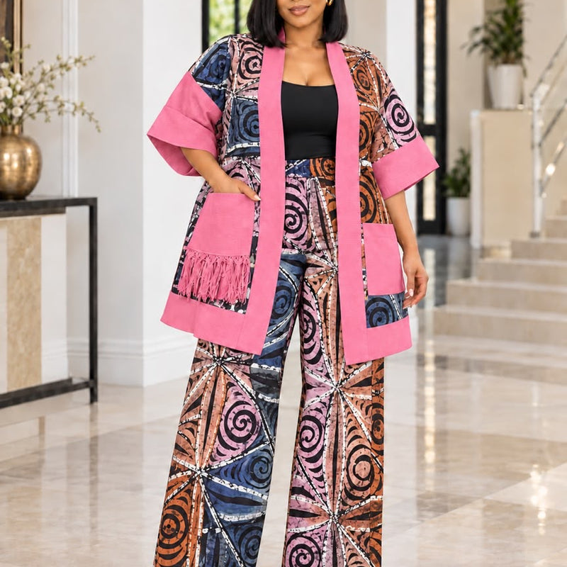Oriki Ashoke & Adire 2-piece pant set