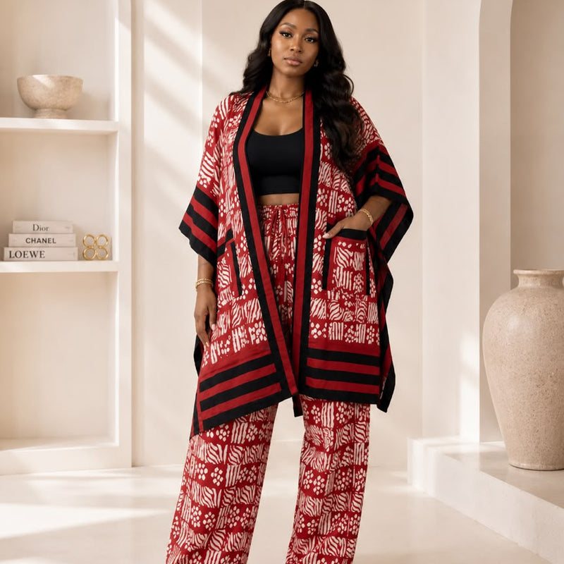 Oriki Ashoke & Adire 2-piece pant set