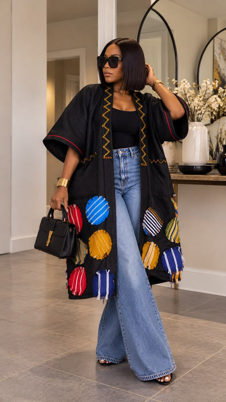 SHYANE VERSATILE AṢỌ-OKE KIMONO