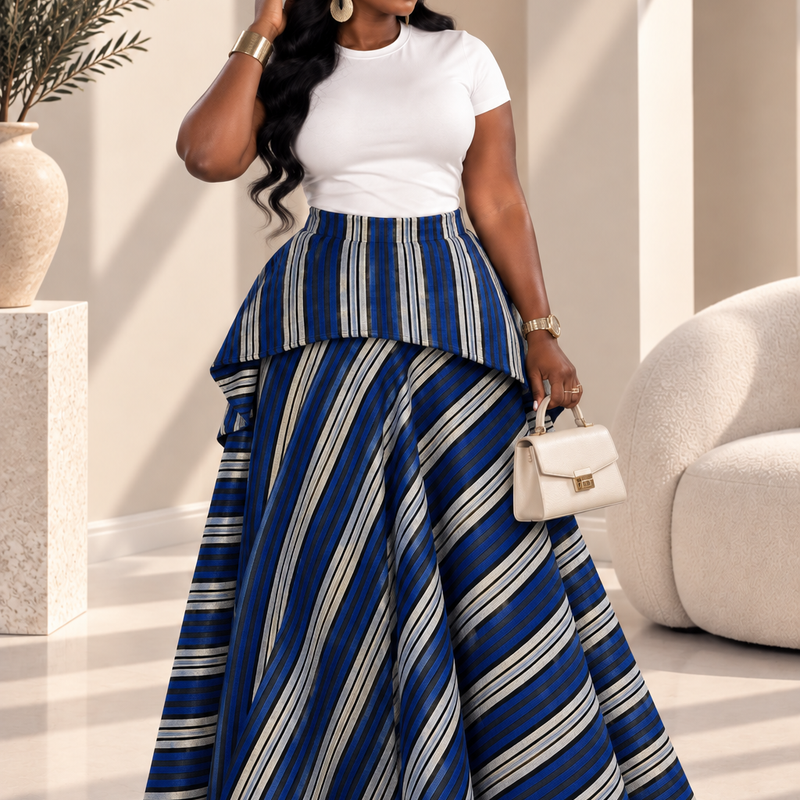 Zola Ashoke Maxi Skirt | African Statement Maxi Skirt
