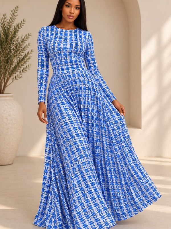 NANSIRA 2-PIECE PLISSE SKIRT SET