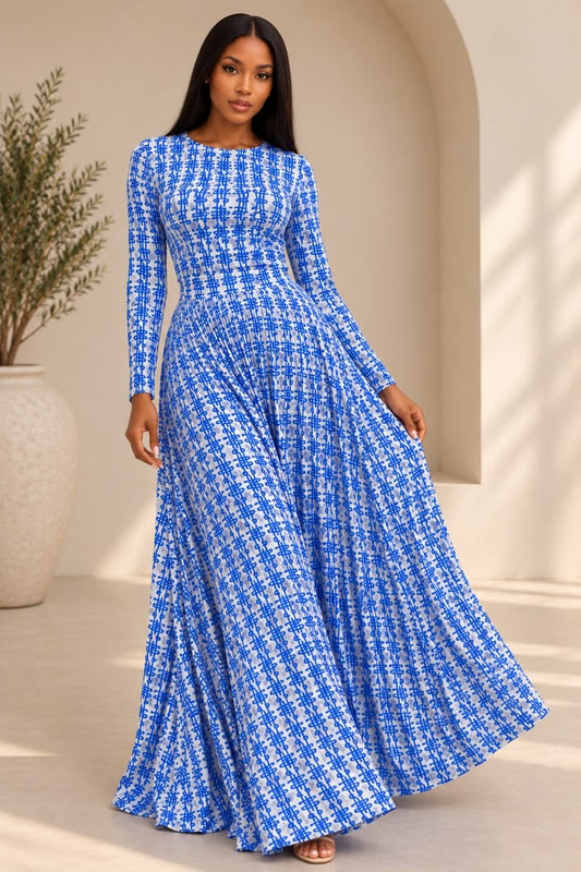 NANSIRA 2-PIECE PLISSE SKIRT SET