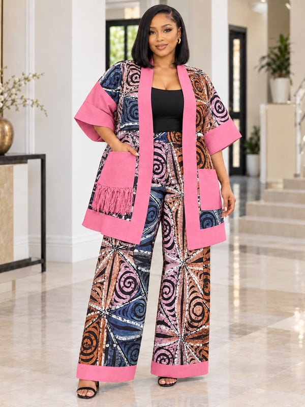Oriki Ashoke & Adire 2-piece pant set
