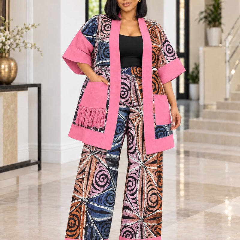 Oriki Ashoke & Adire 2-piece pant set