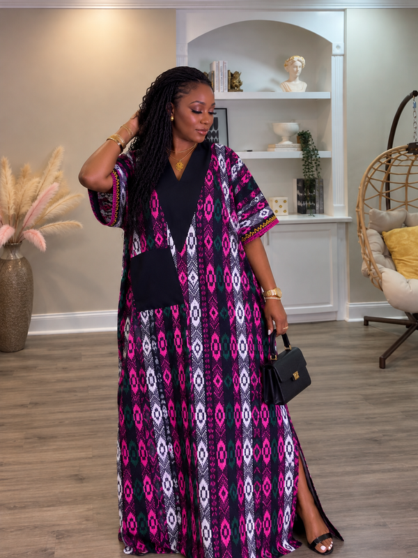 Ginika Ankara Kaftan Maxi Dress