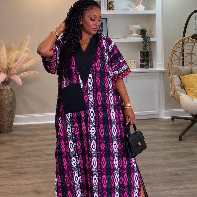 Ginika Ankara Kaftan Maxi Dress