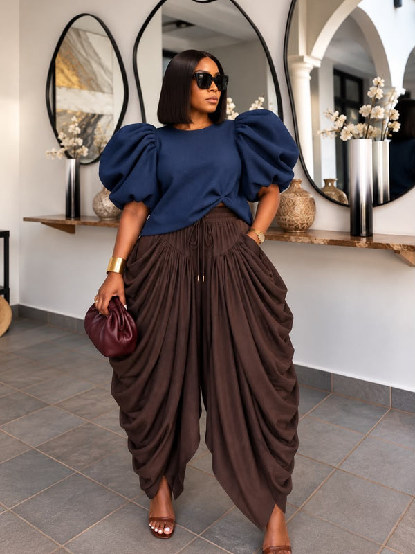 Assumpta Voluminous Sleeve Top