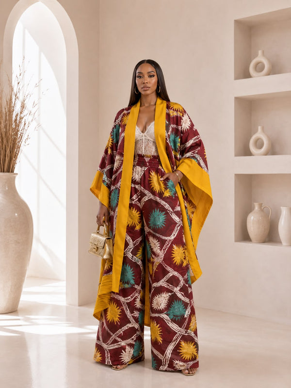 Oriki Ashoke & Adire 2-piece pant set