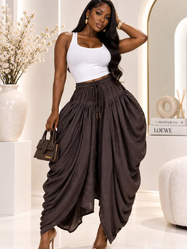 Zizi Luxe Harem Pants - Voluminous High-Waisted Statement Trousers