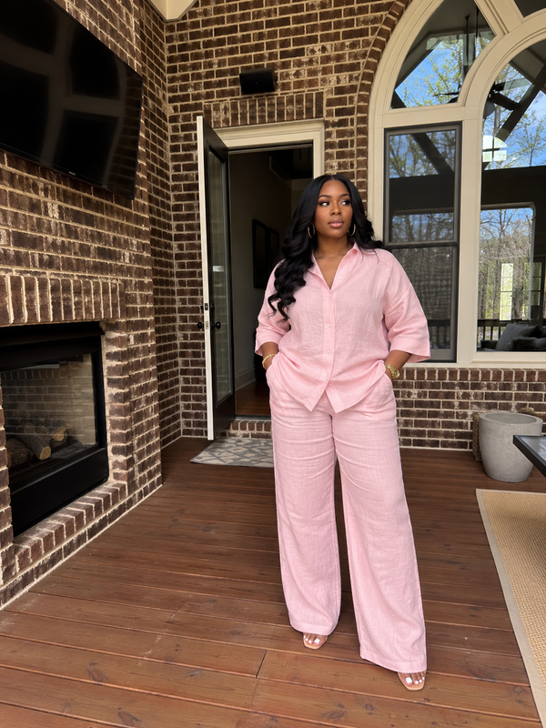 CARLINE LINEN 2-PIECE SET