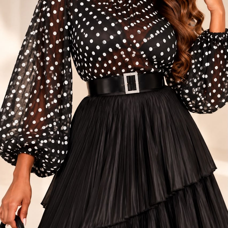 FANTASIA POLKA DOT TOP SET