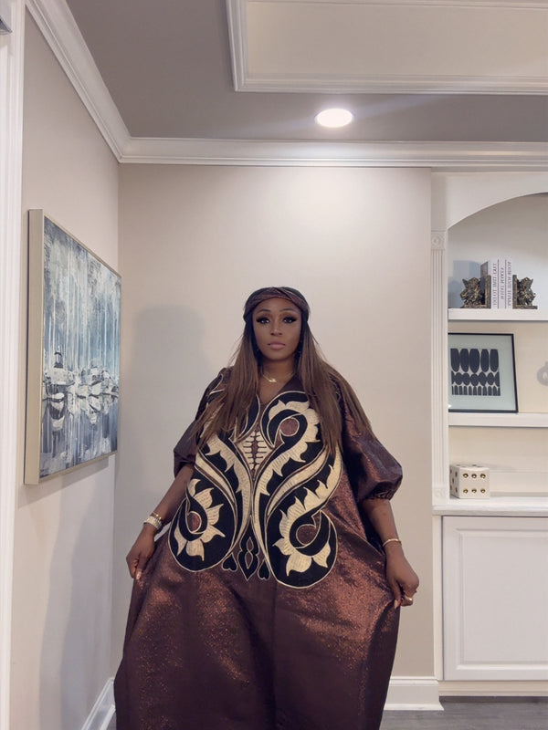 Luchi Luxe Embroidery Kaftan – Luxury African Kaftan Dress for Elegant Women