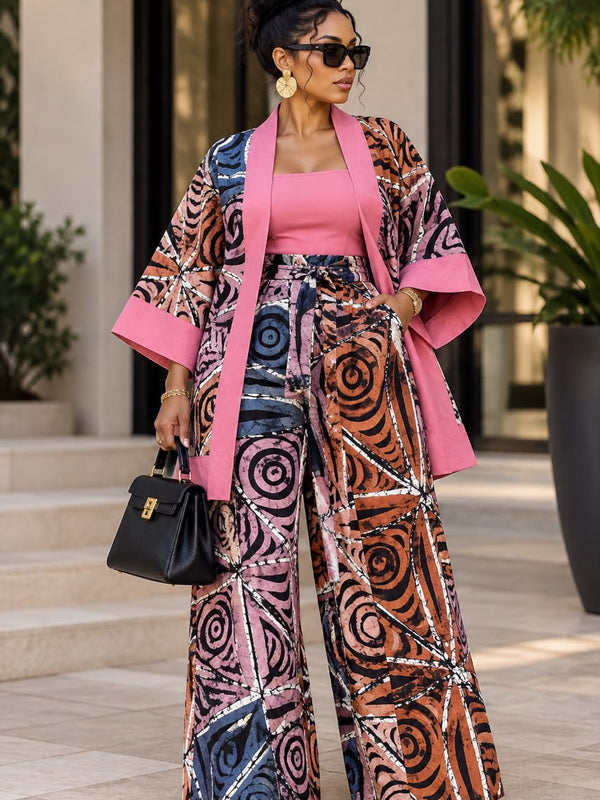 Oriki Ashoke & Adire 2-piece pant set