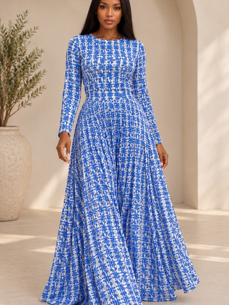 NANSIRA 2-PIECE PLISSE SKIRT SET