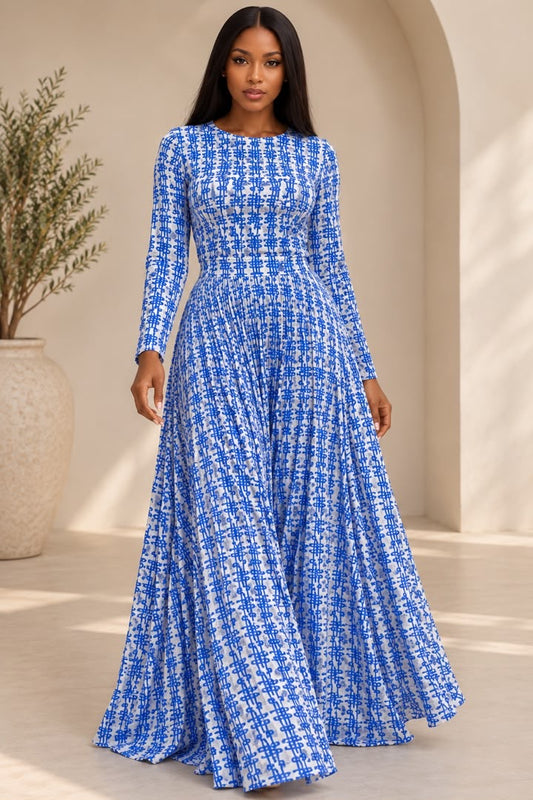 NANSIRA 2-PIECE PLISSE SKIRT SET